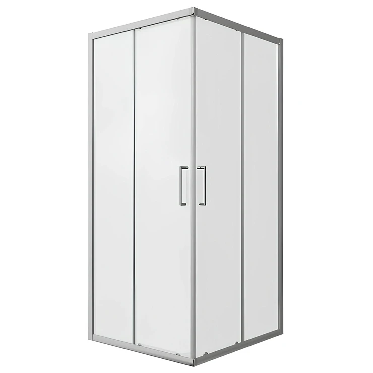 Душевой уголок Bravat Drop 90x90см BS090.2200A профиль хром, стекло прозрачное