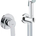Гигиенический душ Grohe BauEdge 124898 со смесителем, хром