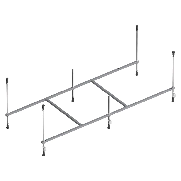 Акриловая ванна AM.PM Gem 150x70 с каркасом, шторкой и душевой системой W90ASET-150D8 белая матовая