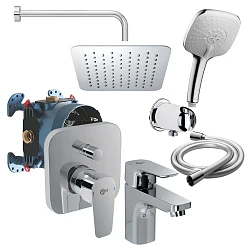 Душевой комплект Ideal Standard Ceraplan B1153AA с внутренней частью, хром