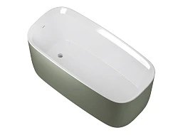 Акриловая ванна Allen Brau Infinity 170x78 2.21003.21/CGM белый матовый, цементно-серый