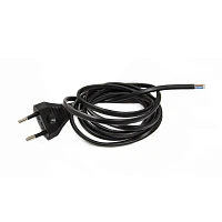 Шнур Energy армиров.с вилкой 1.7 м черный 