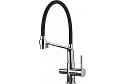 Смеситель для кухни Gappo G4398-7 черный / хром