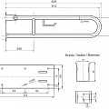 Поручень откидной Bemeta 301102282