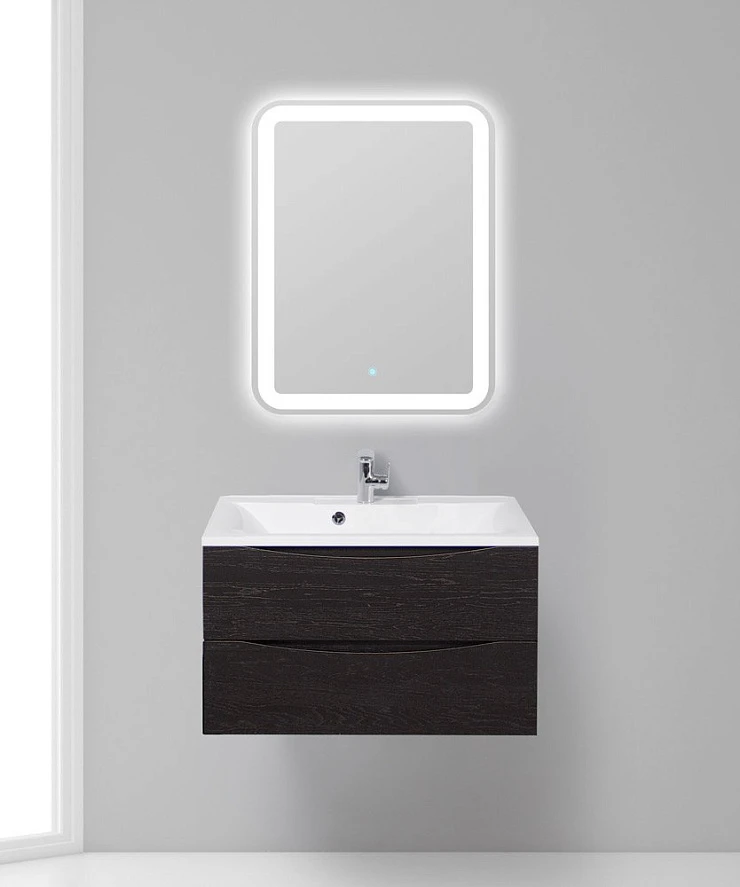 Раковина встраиваемая BelBagno Marino-Regina 80см PR BB800/450-LV-MR-PR белая