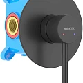 Смеситель для душа Aquatek Европа AQ1366MB с внутренней частью, матовый черный