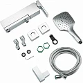 Смеситель для ванны с душем Gappo G3018 хром