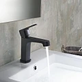 Смеситель для раковины Aquatek Оберон AQ1210MB матовый черный
