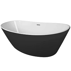 Акриловая ванна Azario EASTON 180x82x60 AZ-1337B черная матовая