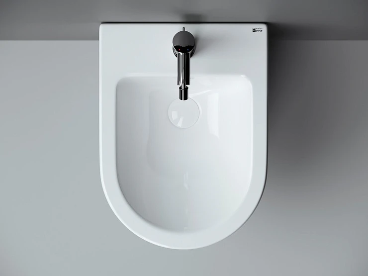 Биде подвесное Ceramica Nova Metropol CN4003 белый глянец
