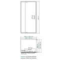 Душевой уголок Wasserkraft Berkel 110x100см 48P16 профиль хром, стекло прозрачное