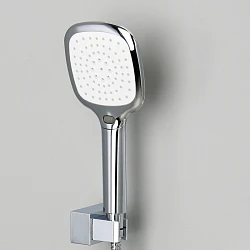 Смеситель для ванны с душем Wasserkraft Aller 1061WHITE белый/хром