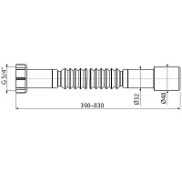 Гофра AlcaPlast A750 40мм
