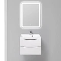 Тумба с раковиной BelBagno Marino 60 белая глянцевая