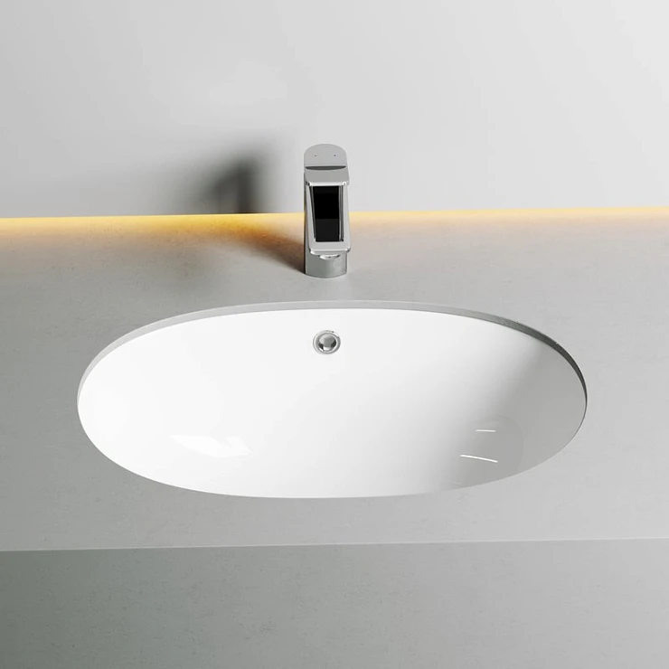 Раковина встраиваемая под столешницу Ceramica Nova Element 56.5см CN6044 белая
