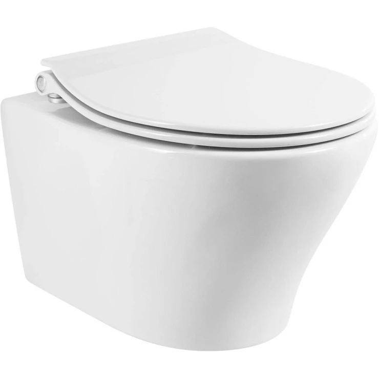 Унитаз подвесной BelBagno Acqua BB340CHR белый глянец