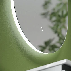 Зеркало Sancos Oval 55х105 OV55C с подсветкой