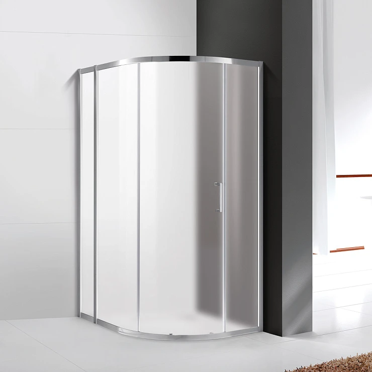 Душевой уголок Cezares Molveno 110x90см MOLVENO-RH-1-110/90-P-Cr профиль хром, стекло рифленое