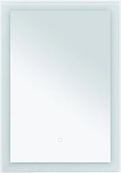 Зеркало STWORKI Эстерсунд 60 белое матовое, с подсветкой, сенсор на зеркале