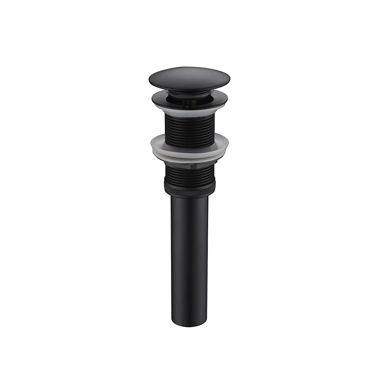 Донный клапан Bravat P6420BW-ENG черный