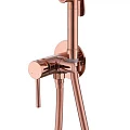 Гигиенический душ ABBER Wasser Kreis AF8125RG со смесителем, розовое золото