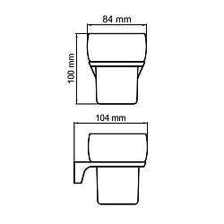 Стакан Wasserkraft Wiese K-8928 черный