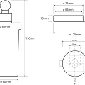 Дозатор Bemeta Retro 144209018 хром / золото