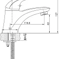 Смеситель Aquanet Cobra SD90363 для раковины