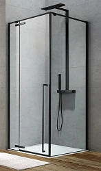Душевой уголок Aquanet Ideal 120x90см AE-AXC92MB-S-B профиль черный, стекло пр