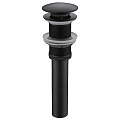 Донный клапан Bravat P6420BW-ENG черный