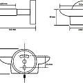Мыльница Bemeta Amber 155108042 медное золото