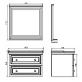 Зеркало Comforty Феррара 80 00004151059CF белое