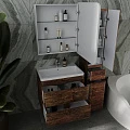 Тумба с раковиной Style Line Атлантика 70 старое дерево