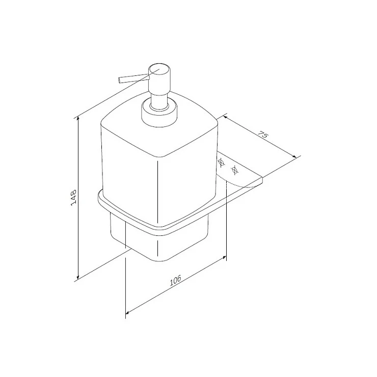 Дозатор AM.PM Inspire V2.0 A50A36900 хром