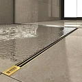Душевой лоток Berges Super Slim 100 092155 золото глянец