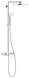 Душевая стойка Grohe Euphoria SmartControl 310 Duo с термостатом 26507LS0 белая луна