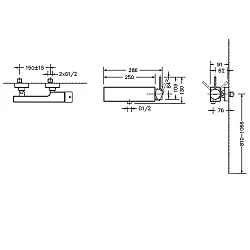Смеситель для душа Bravat Arc F96061C-01-ENG хром