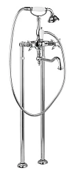 Напольный смеситель для ванны с душем Cezares NOSTALGIA-VDP2-01-M хром