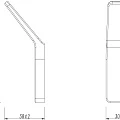 Крючок Lemark Smooth Line 9716003 графит