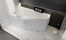 Акриловая ванна Riho Geta 170x90 B031001005 правая, белая глянцевая