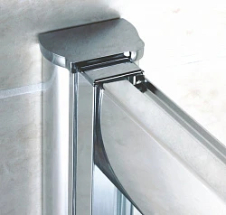 Душевой уголок Cezares Pratico 120x90см PRATICO-RH-1-120/90-P-Cr профиль хром, стекло рифленое