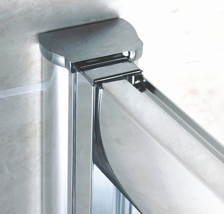 Душевой уголок Cezares Pratico 120x90см PRATICO-RH-1-120/90-P-Cr профиль хром, стекло рифленое