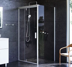Душевой уголок AM.PM Gem 90x90см W90G-404-090MT профиль хром, стекло прозрачное
