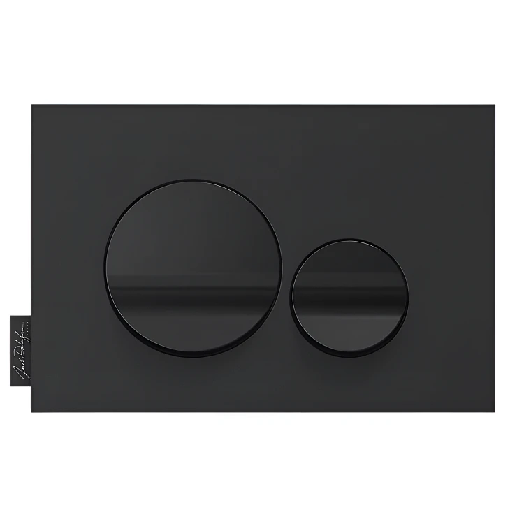Комплект Jacob Delafon Struktura E21750RU-00 кнопка черная