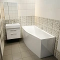 Ванна из искусственного камня Астра-Форм Скат 170x75 L 01010014 белая глянцевая