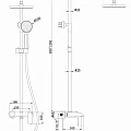 Скрытая часть Bravat Built-in D982CP-A-RUS