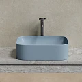 Раковина накладная Ceramica nova Element 505*380*150мм CN6052MHL серо-голубая матовая