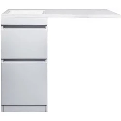 Тумба под раковину Style Line Даллас 100 СС-00002346 белый глянец