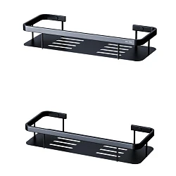 Полка AM.PM Sense L A7453222 двойная, черная матовая