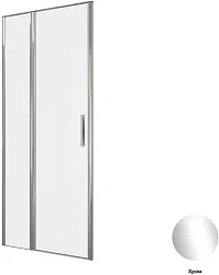 Душевая дверь в нишу Allen Brau Priority 90x200 см 3.31025.00 профиль хром, стекло прозрачное